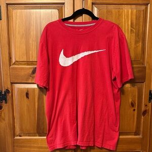 Nike Men's Short Sleeve Red Tee XL